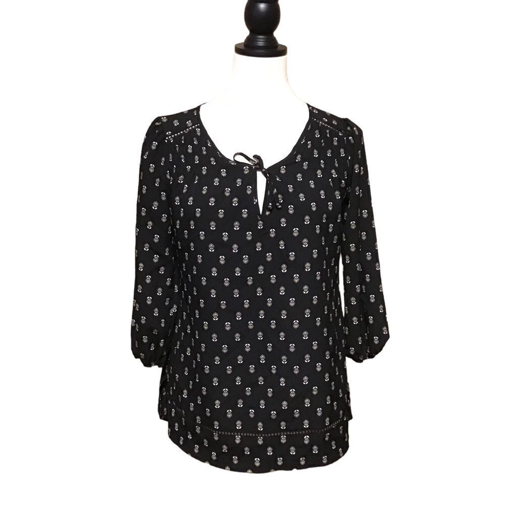 Princess Vera‎ Wang Boho Floral Blouse XS